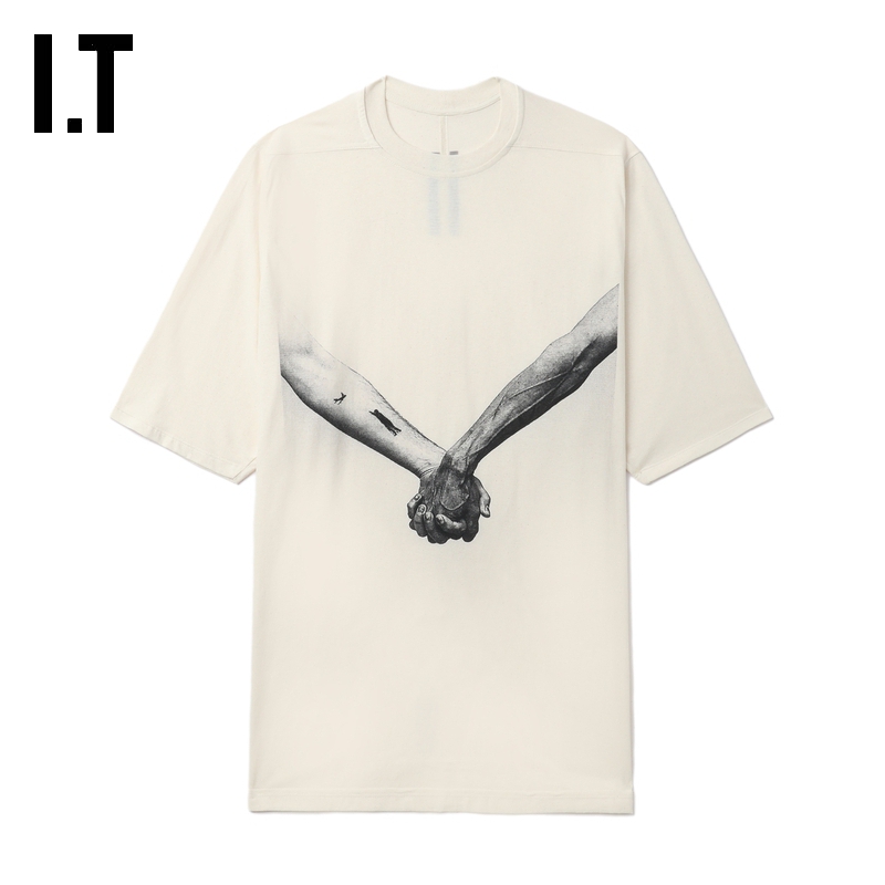 ITRickOwens中长款短袖T恤