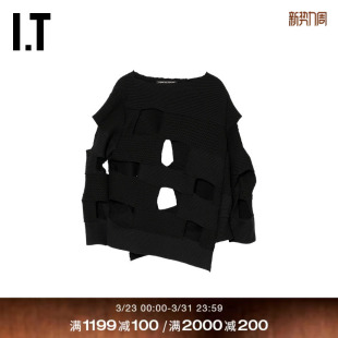 des GARCONS HOMME 不规则镂空编织针织衫 COMME PLUS男装 CDG