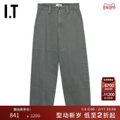 直筒裤 DPA728XO 新款 简约休闲宽松工装 FRAME女装 卷边牛仔长裤