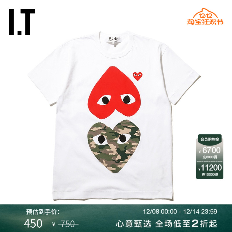 CommedesGarcons久保短袖T恤