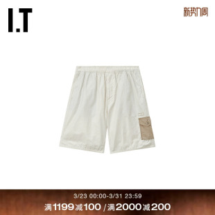 新款 松紧腰短裤 舒适日常款 直筒裤 SD033EMQ 休闲裤 nanamica男装