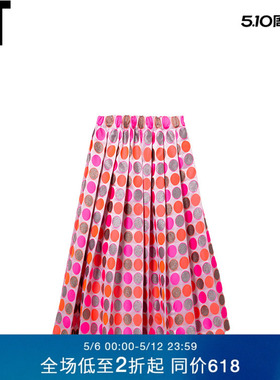 IT CDG COMME DES GARCONS COMME DES GARCONS女波点半身裙百褶裙