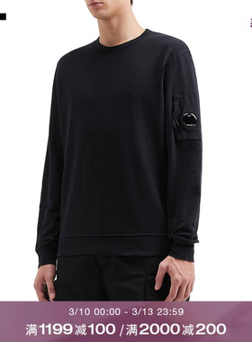 IT C.P.COMPANY男装纯色圆领卫衣新款简约休闲套头上衣02246GMQ