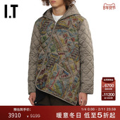 SHIRT男装 不对称斜拉链连帽绗缝夹克 des GARCONS CDG COMME