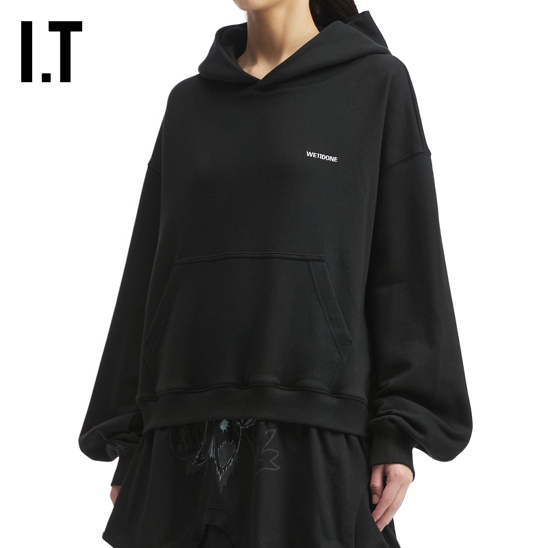 ITWe11Done假两件连帽连衣裙