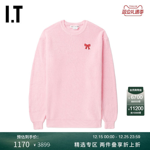 IT宽松圆领针织衫毛衣青春时尚