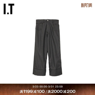 条纹阔腿裤 WATANABE男装 新款 复古日潮西裤 WQP204MQ 长裤 JUNYA