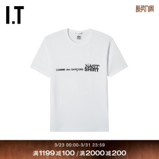 des GARCONS 潮流圆领半袖 CDG T恤时尚 COMME 短袖 SHIRT男装