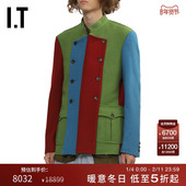 CDG 色彩感拼接毛呢西装 COMME GARCONS PLUS男装 des HOMME