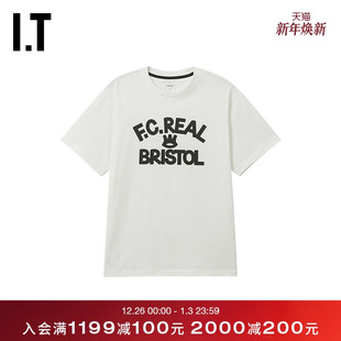 F.C.REAL 潮流休闲半袖 BRISTOL男装 T恤新款 252158MQ 圆领短袖