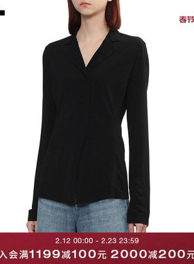 IT HELMUT LANG女装长袖翻领上衣新款简约大方纯色上衣502001XQ