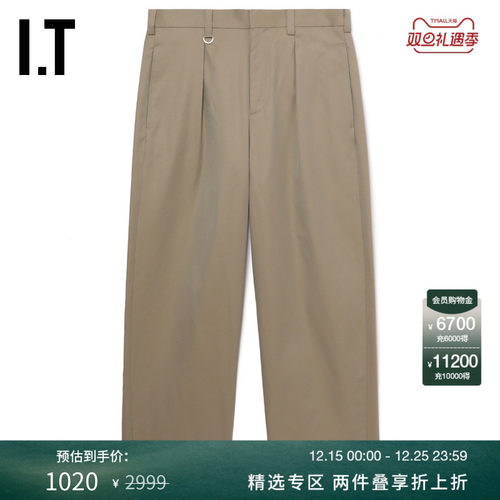 ITSOPH.SOPHNET.宽松西装长裤