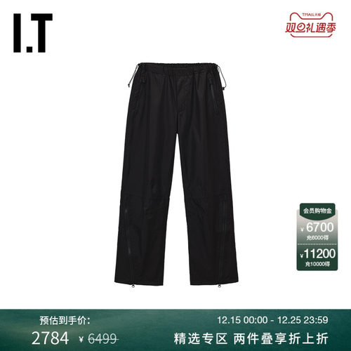 ITGR10K纯色休闲裤潮酷户外风