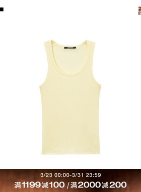 IT JACQUEMUS女装纯色无袖背心新款简约休闲款内搭打底W00559XQ