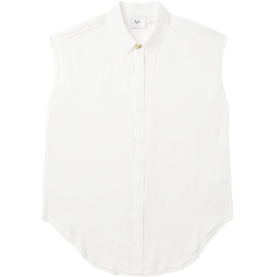 ITAje.飞袖微透背心上衣