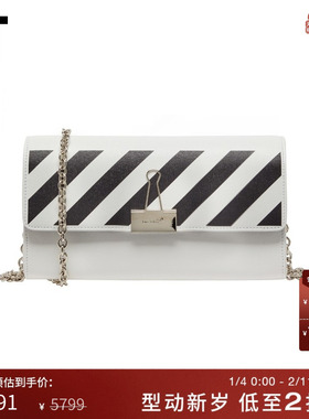 IT OFF-WHITE c/o VIRGIL ABLOH™女款翻盖单肩包链条包007101XI