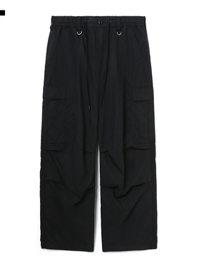 IT MASTERMIND WORLD男装直筒工装裤新款街头风褶饰休闲裤PA200ML