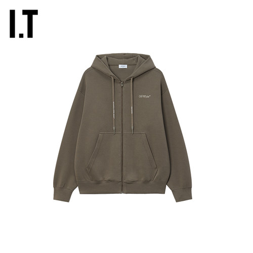 OFF-WHITE™连帽拉链卫衣