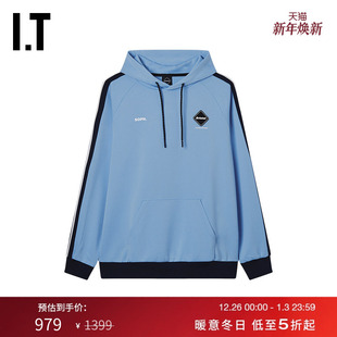 活力运动风条纹边饰连帽衫 连帽卫衣新款 BRISTOL男装 F.C.REAL