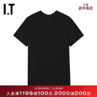 Rick 简约基础款 Owens男装 T恤新款 纯色内搭1265JAMP 圆领短袖
