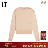 简约气质纯色薄羊毛衫 754042XI 圆领针织衫 新品 JIL SANDER女装