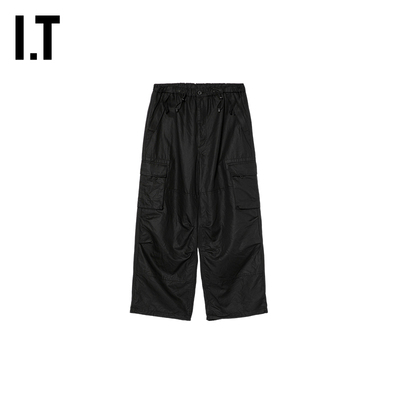 IT阔腿裤工装裤宽松休闲裤长裤