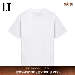 宽松短袖 SANDER男装 T恤新款 简约基础款 GC0153MO 纯色半袖 JIL