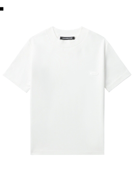 IT GROUNDZERO女装小圆领短袖T恤新款简洁基础款修身上衣024B00