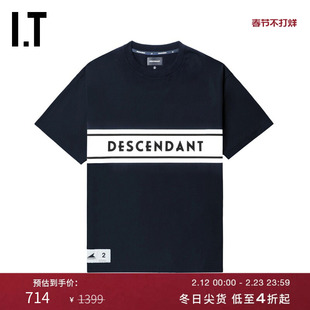 IT DESCENDANT男装多色短袖T恤新款清爽休闲logo印花半袖SCSM29MM