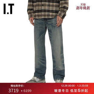 牛仔裤 WATANABE男装 新款 水洗磨白直筒裤 WPP217MP 长裤 JUNYA