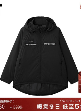 IT COMFY OUTDOOR GARMENT男装连帽拉链夹克新款棉服外套2J06WTMP