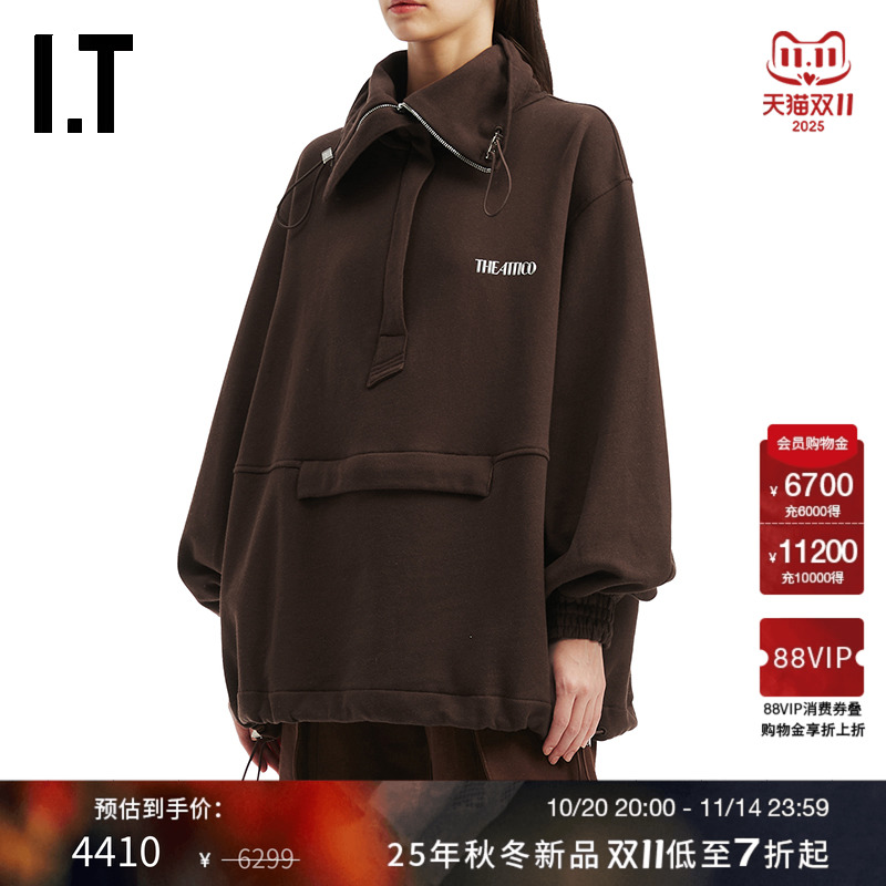 ITTHEATTICO大翻领卫衣