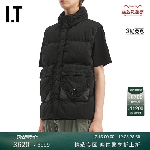 ITC.P.COMPANY立领拉链羽绒马甲