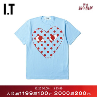 COMME PLAY des GARCONS川久保玲秋男装 T恤 圆领短袖 CDG