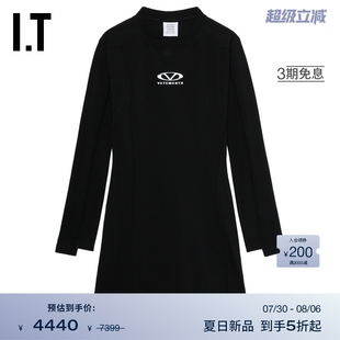 連衣裙新款 長(zhǎng)袖 性感甜辣解構(gòu)感修身 VETEMENTS女裝 短裙R610BWXO