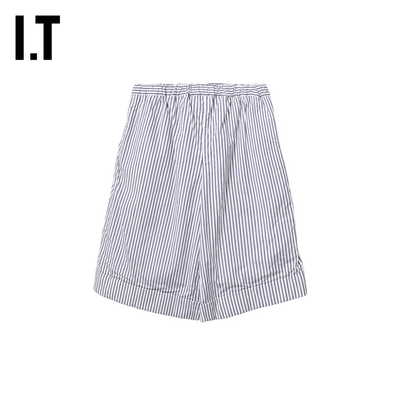IT CDG COMME DES GARCONS COMME DES GARCONS女装条纹短裤新款