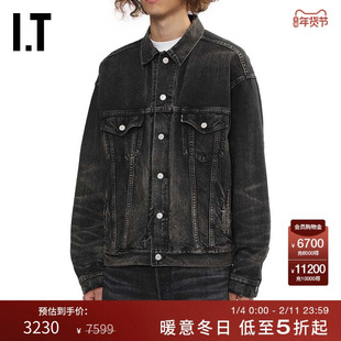 IT JUNYA WATANABE男装牛仔夹克新款个性街潮水洗磨白外套PJ919MP