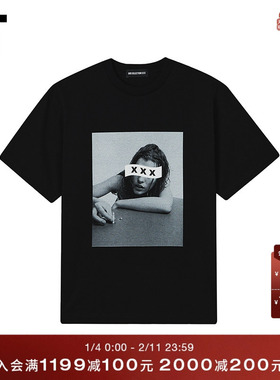 IT GOD SELECTION XXX男装圆领短袖T恤新款欧美潮流半袖26ST03MQ