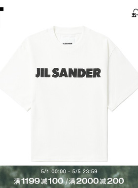 IT JIL SANDER女装短袖T恤新品时尚休闲logo印花宽松半袖2GC000XK