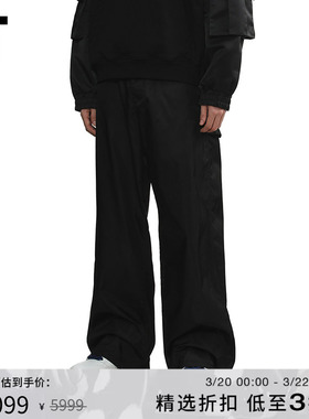 IT OFF-WHITE™男装阔腿裤宽松拖地长裤249C3CMM