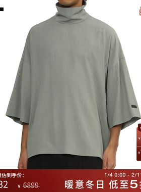 IT FEAR OF GOD男装廓形七分袖上衣新款随性潮流高领上衣609HVWMP