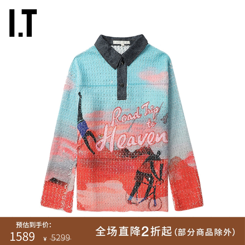 ITPONDER.ER长袖polo衫