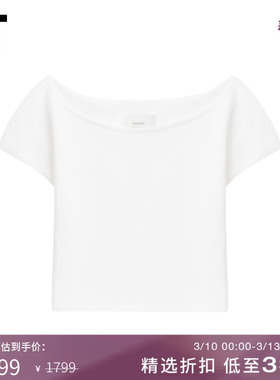 IT LouLou Studio女装露脐短袖T恤新款时尚辣妹修身短上衣OLIRYXP