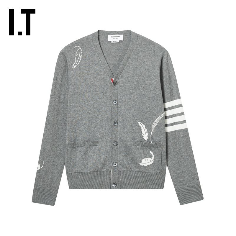 ITTHOMBROWNE合身针织开衫