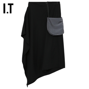 IT A Better Mistake女装不对称半身裙新款时尚设计感02K013XM