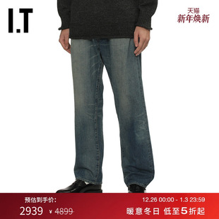 牛仔裤 WATANABE男装 新款 水洗磨白直筒裤 WPP216MP 长裤 JUNYA