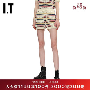 ZIMMERMANN女装 度假风编织休闲裤 针织短裤 时尚 1877ARXQ 新款
