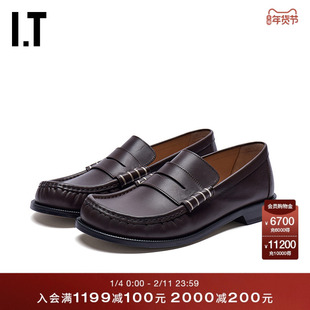 IT JW Anderson男款一脚蹬皮鞋新款通勤气质乐福鞋休闲鞋000291MQ