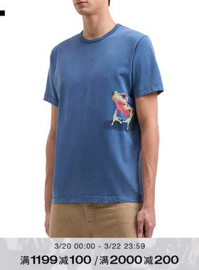 IT JW Anderson男装短袖T恤新款时尚个性青蛙图案印花半袖031637M