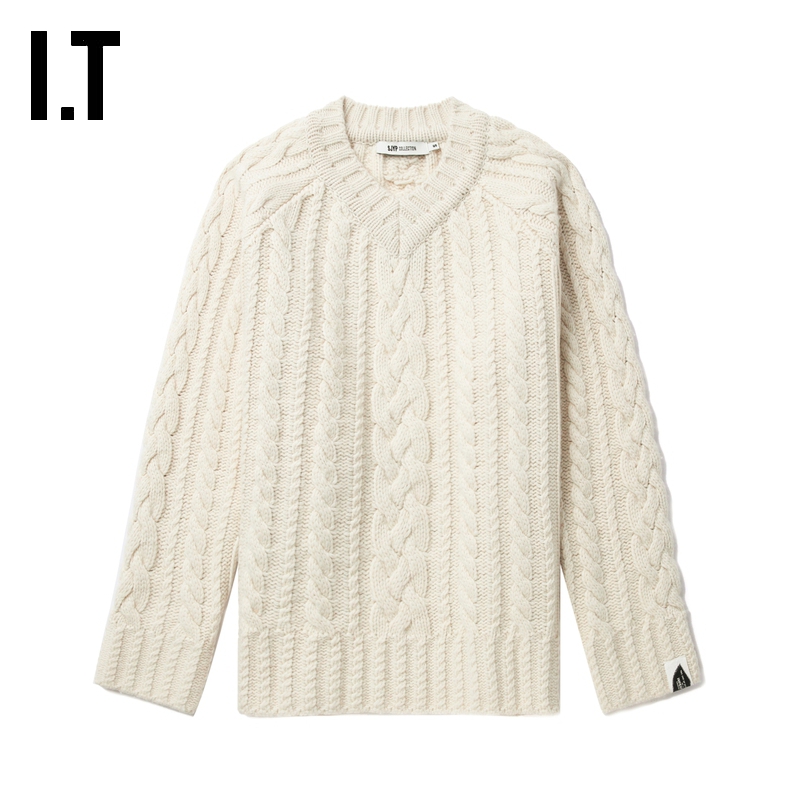 ITSJYP小V领针织衫时尚质感